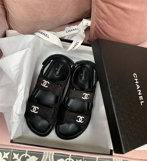 black leather chanel sandals|new Chanel sandals 2020.